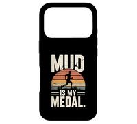 Mud is My Medal Running Enthusiast Spirit Coque pour iPhone 17 Pro
