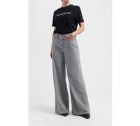 Mud Jeans Sara High Loose Flow Marge Grey Taille: W28L34 | Pantalons larges Outlet | Femme | Gris
