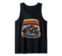 Mud Metal Mayham Cool Monster Truck Amateur de Fans Débardeur