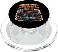 Mud Metal Mayham Cool Monster Truck Amateur de Fans PopSockets PopGrip pour MagSafe