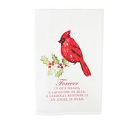 Mud Pie Cardinal Towel Forever 66 x 41 1/2 po