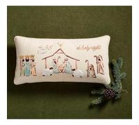 Mud Pie Coussin de crèche Crème 30,5 x 61 cm