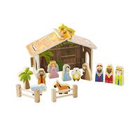 Mud Pie Crèche de Noël en bois