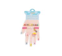 Mud Pie Ensemble bracelet et bague bleu pour enfant