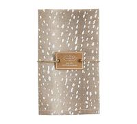 Mud Pie Ensemble de Serviettes en Tissu imprimé Animal, Fauve, 45,7 x 45,7 cm