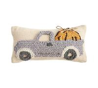 Mud Pie Fall Mini Oreiller crocheté, 1 pièce (Lot de 1), Camion