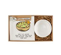 Mud Pie Guacamole Gift Box Set | Includes Circa Guacamole Bowl and Kitchen Towel