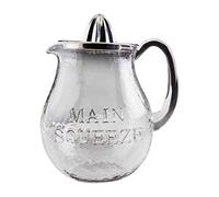 Mud Pie Pichet à presser principal et presse-jus, transparent, 7 1/2" x 8 3/4"