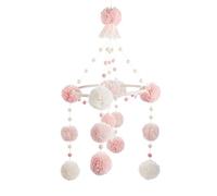 Mud Pie Pink Pom-Pom Mobile