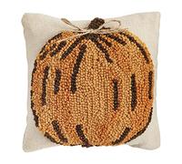 Mud Pie, Pumpkin, Mu dPie Fall Mini Oreiller à Crochets, 20,3 x 20,3 cm, 1 pièce (Lot de 1)