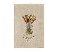 Mud Pie Torchon d'automne avec nœud français, Hello Fall, 53,3 x 35,6 cm