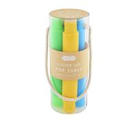 Mud Pie Tubes lumineux pour enfants, bleu, 7 3/4" x 3 1/4" Dia