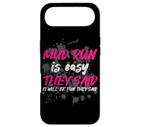 Mud Run is Easy They Said Muddy Race Courir de Boue Mud Run Coque pour iPhone Air