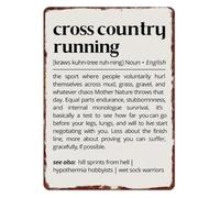 Mud Runner Funny Tin Sign 12x8 Inch