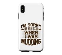 Mud Running Désolée pour ce Que J'Ai Dit Quand Mudding Coque pour iPhone XS Max