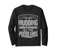 Mud Running Go Mudding Oubliez Les problèmes Muddin Manche Longue