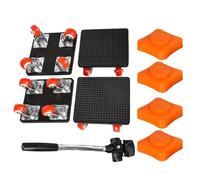 Mudanza De Muebles Con Ruedas - 1100 Lbs Soporte Rodante Rectangular | Mover Muebles Sin Esfuerzo Elevador | Juego De Rueda Para Electrodomésticos | Juego De Ruedas Giratorias De 360° Para Mover Mueb