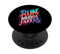 Mudda Fakkas Mud Queen Mudding Crew Fakas AF pour Filles PopSockets PopGrip Adhésif