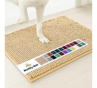 Muddy Mat® AS-SEEN-ON-TV Paillasson en microfibre très absorbant pour animal domestique, antidérapant, épais et lavable, en chenille douce pour cuisine, salle de bain, chambre à coucher, intérieur et