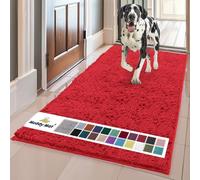 Muddy Mat® AS-SEEN-ON-TV Paillasson en microfibre très absorbant pour animal domestique, antidérapant, épais et lavable, tapis de bain en chenille douce pour cuisine, salle de bain, chambre à coucher