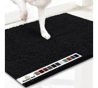 Muddy Mat® AS-SEEN-ON-TV Paillasson en microfibre très absorbant pour animal domestique, antidérapant, épais et lavable, chenille douce pour cuisine, salle de bain, chambre à coucher, intérieur et