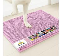 Muddy Mat® Paillasson original pour pattes boueuses de chien en microfibre super absorbante, tapis antidérapant pour animaux, tapis d'entrée en chenille, lavable, séchage rapide, lavable en machine