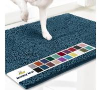 Muddy Mat® Présenté à la télévision - Tapis super absorbant pour intérieur, tapis en microfibre à séchage rapide à poils longs, tapis antidérapant pour la porte d’entrée, tapis pour intérieur à l