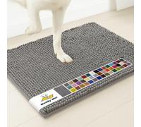 Muddy Mat® Shown on TV - Tapis chenille en chenille super absorbant pour pieds boueux, antidérapant, lavable en machine, à séchage rapide, lavable en machine, pour l'intérieur et