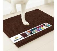 Muddy Mat® | Super Absorbent Door Mat Indoor, Microfiber Quick Dry Chenille Entryway Rug, Non-Slip Front Door Mat, Indoor Mats for Entryway, Machine Washable Pet Rug, Brown 24"x36"