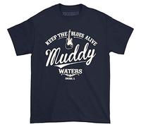 Muddy Waters Keep The Alive T-Shirt, Bleu (Blue Navy), Medium Homme