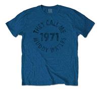 Muddy Waters - T-Shirt # XXL Blue Unisex # They Call Me [Import]