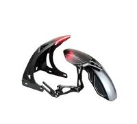 Mudguard Protector Garde-Boue arrière Anti-éclaboussures SP1 adapté pour NIU Electric Uqi + No. 9 avec Accessoire de Moto léger Protection Anti-éclaboussures(Black Red)