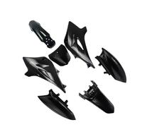 Mudguard Protector Pièces de carénage en Plastique, Kits de Garde-Boue Avant et arrière de Moto, Remplacement Dirt Bike pour TTR50 Protection Anti-éclaboussures(Black)