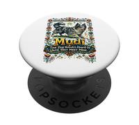 MUDI Dog Dont Personne n'a Entendu Parler jusqu'à ce qu'ils rencontrent Le Mien PopSockets PopGrip Adhésif