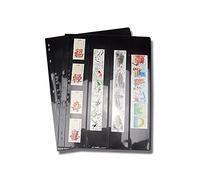 MUDOR Timbres Pages pour Album Classeur Collection Timbres 4 Pochettes Verticales