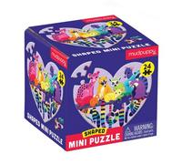 Mudpuppy 24 Piece Shaped Mini Puzzle/Love In The Wild