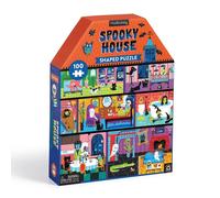 Mudpuppy Haunted House - Puzzle en forme de maison 100 pièces