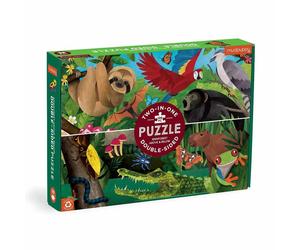 Mudpuppy Puzzle Bilatéral Forêt Tropicale Au-Dessus Et Au-Dessus Du Sol 100 Pièces