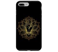 Mudra Main de Lotus élégante et Minimaliste pour méditation Coque pour iPhone 7 Plus/8 Plus