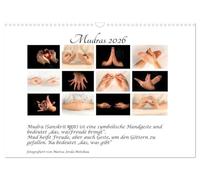 Mudras / 2026 (Wandkalender 2026 DIN A3 quer), CALVENDO Monatskalender: Mudras