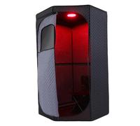 Mudshape Sauna à vapeur domestique infrarouge, tente portable à vapeur de soudage avec télécommande, avec chaise pliante, affichage numérique et télécommande, température programmée, pour appartements