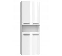 MEUBLE DE SALLE DE BAIN NEL DK 2K 60CM - BLANC BRILLANT
