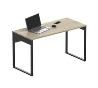MUEBLES PITARCH | Table de Bureau avec Pied métallique, Bureau, Table d'ordinateur ou d'étude, chêne Cambrian, 76x135x60cm (Hauteur x Largeur x Profondeur) Moderne, modèle Nexus