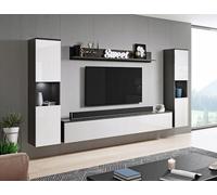 Muebles Slavic Ensemble RTV Paris, 4 Éléments, Meuble de Salon Moderne, Meuble TV