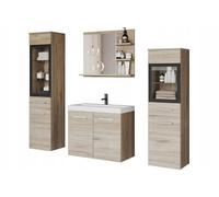 Muebles Slavic San Remo Meuble de Salle de Bain Suspendu avec Miroir 60 cm