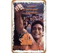 Muecddoa Affiche de film classique en métal Only the Strong (1993) - Décoration murale - 20,3 x 30,5 cm