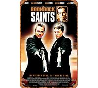 Muecddoa Affiche de film classique en métal The Boondock Saints (1999) - Décoration murale - 20,3 x 30,5 cm