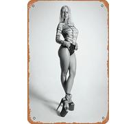 Muecddoa Poster musical rétro en étain RITA ORA Phoenix 2019 pour cinéma, maison, bar, pub, garage, décoration murale, cadeau, 20,3 x 30,5 cm, plaque en métal vintage