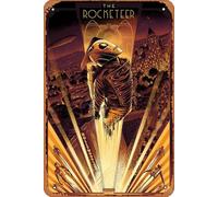 muecddoa The Rocketeer Movie Series - Plaque en étain vintage rétro - Affiche de film classique - Affiche de film télévisée - Décoration murale - Cadeau pour femme et homme - 20,3 x 30,5 cm