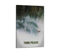 muegrbgs Poster mural vintage avec motif Twin Peaks - Peinture décorative pour salon, chambre à coucher - Poster esthétique élégant - 30 x 45 cm - Style cadre